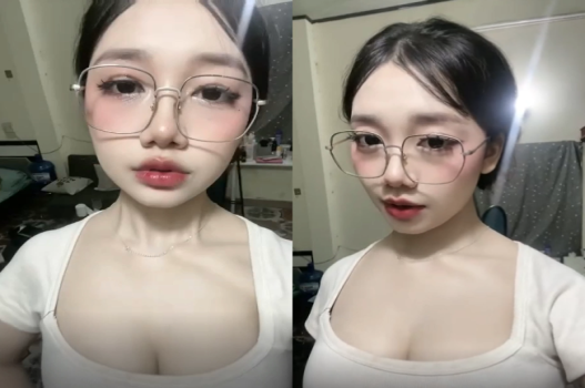 Video nóng bỏng của nàng Tiktok quyến rũ da trắng