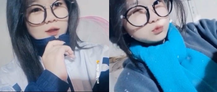 Em là học sinh nhưng bộ ngực khá lớn, không thua kém bất kỳ ai