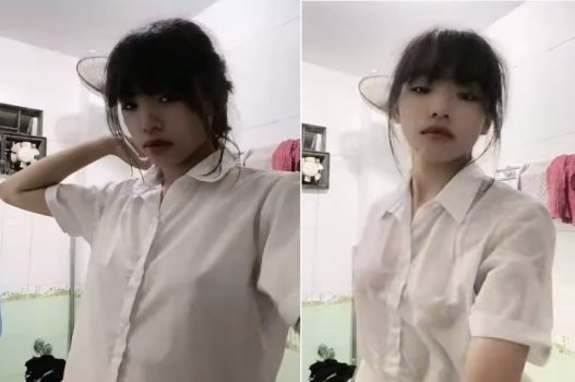 Nữ sinh tắm sexy nhìn cũng thấy hứng