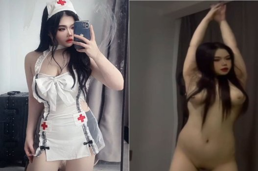 Vú to của y tá sexy phục vụ khách nam suốt đêm