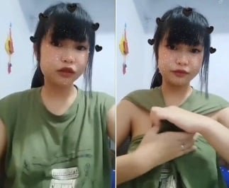 Sinh viên khoe vòng một sexy trước mặt bạn bè