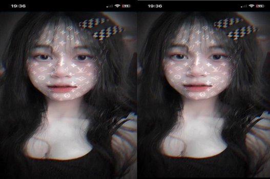 Thùy Dương đính bím và phun nước